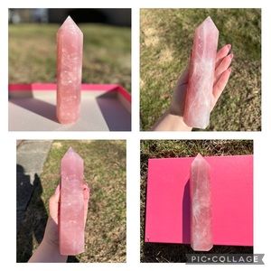 Rose Quartz Large Crystal Tower